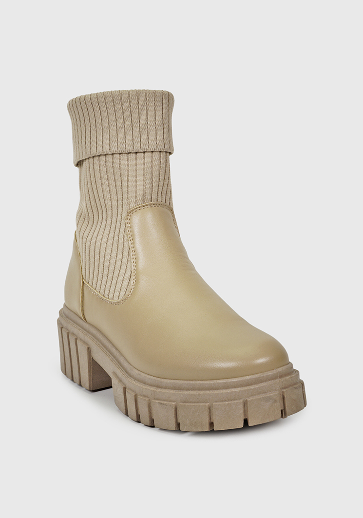 BOTÍN BEIGE  BOFFIL CASUAL - 3