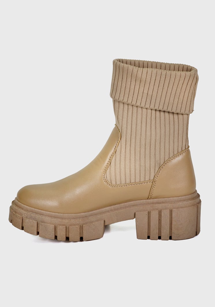 BOTÍN BEIGE  BOFFIL CASUAL - 5
