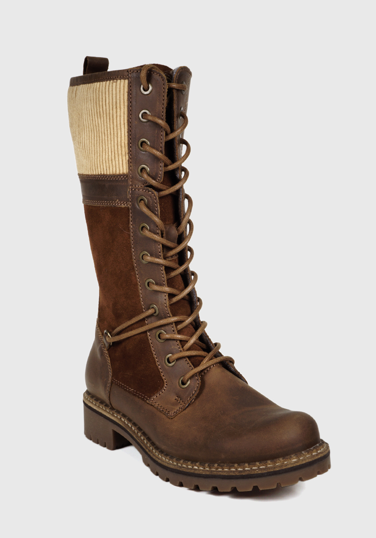BOTA CUERO EVORA CAMEL - 5
