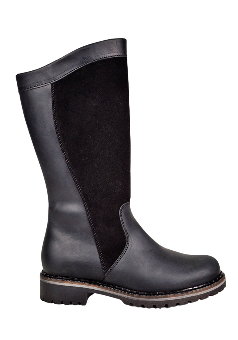 BOTAS MUJER DEGAS CUERO NEGRO BRANCA OX0010W23BLK - 1