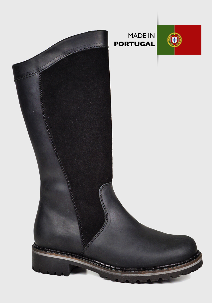 BOTAS MUJER DEGAS CUERO NEGRO BRANCA OX0010W23BLK - 3