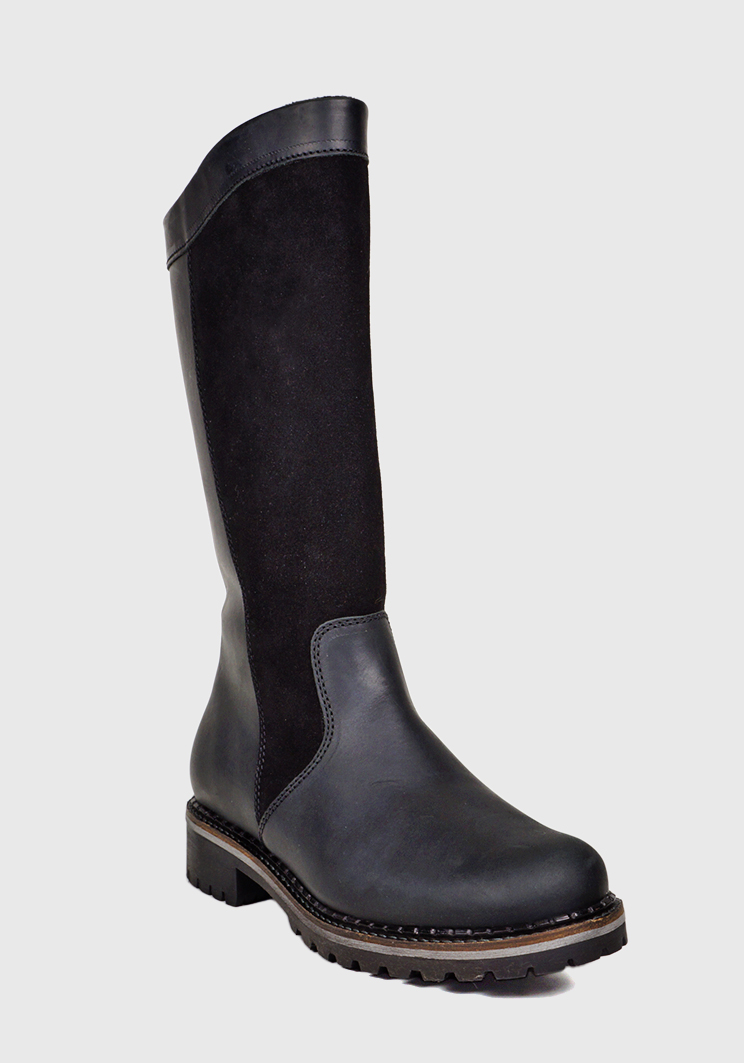 BOTAS MUJER DEGAS CUERO NEGRO BRANCA OX0010W23BLK - 4