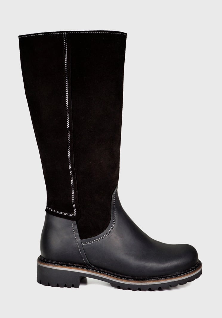 BOTAS MUJER DEGAS CUERO NEGRO CALISTA OX0017W23BLK - 7