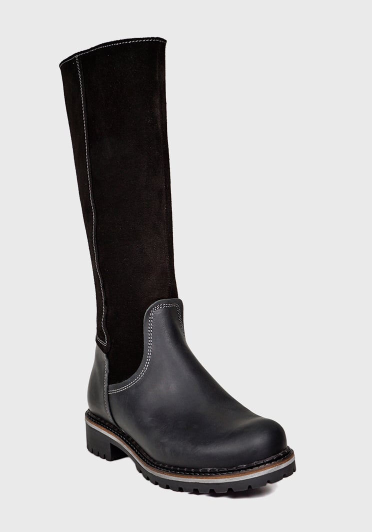 BOTAS MUJER DEGAS CUERO NEGRO CALISTA OX0017W23BLK - 8