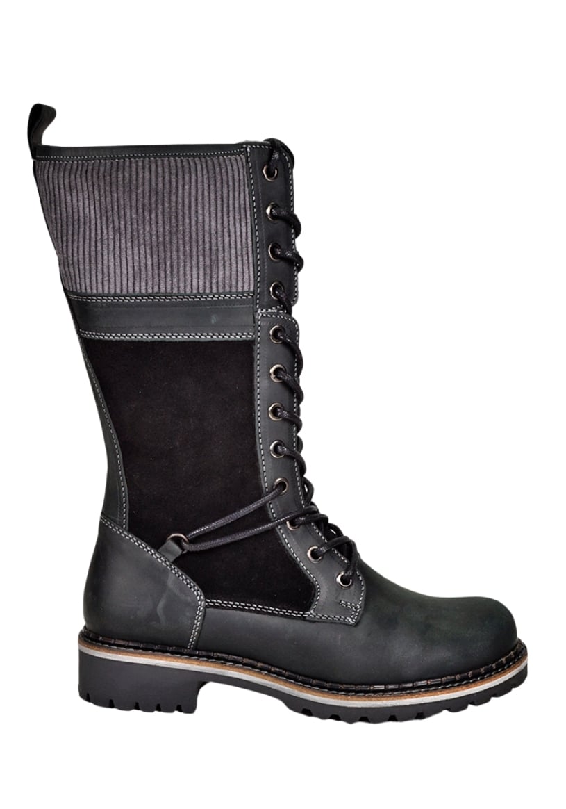 Ripley - BOTA CUERO EVORA NEGRO