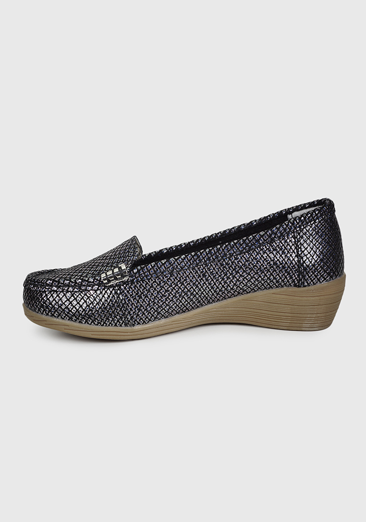 MOCASINES MUJER DEGAS CUERO NEGRO HELEN SNAKE XF7716S24BSK - 5