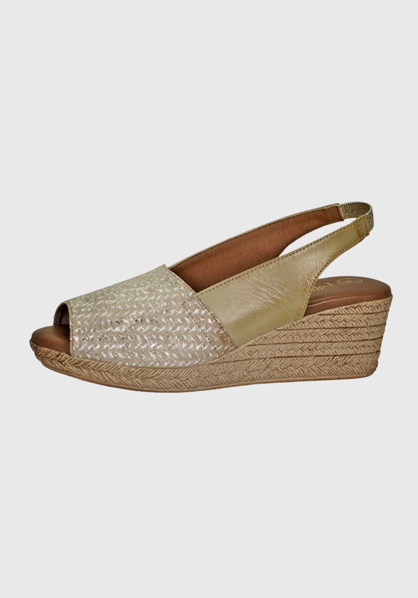 SANDALIA CUERO SUSANNE BEIGE - 2