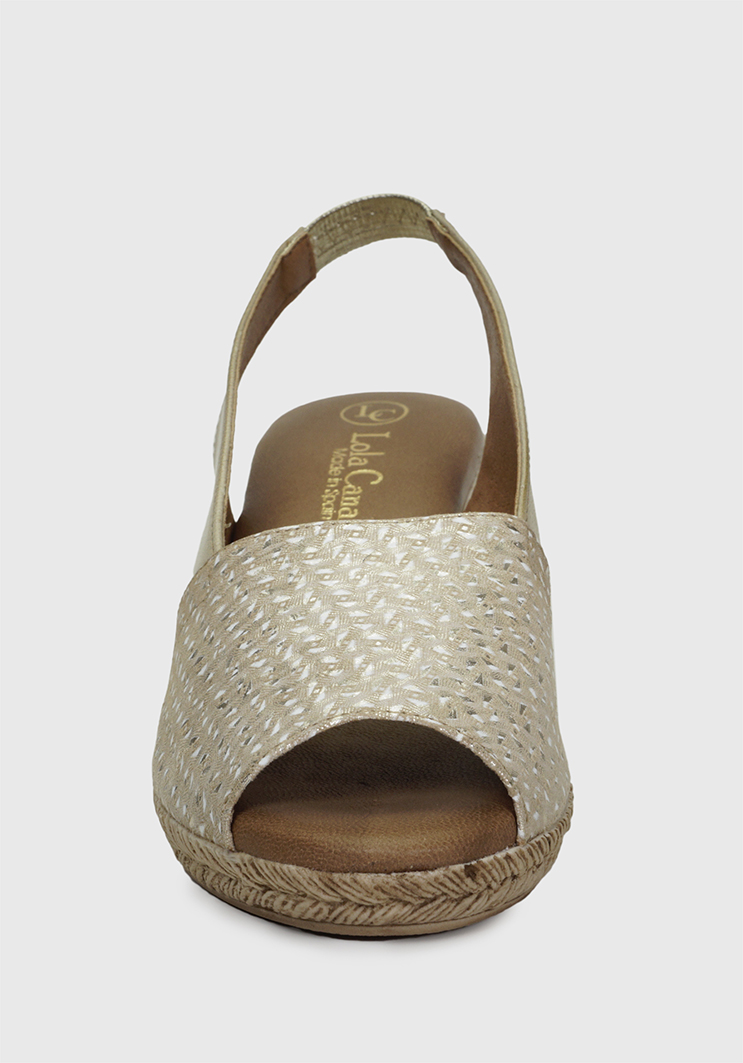 SANDALIA CUERO SUSANNE BEIGE - 4