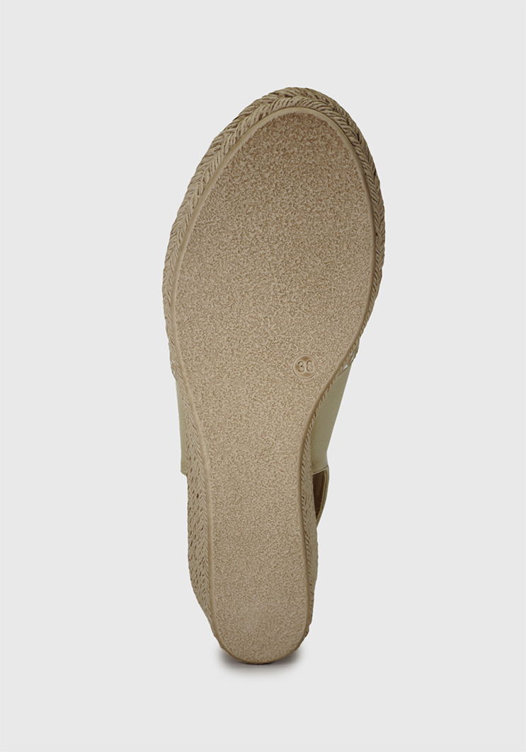 SANDALIA CUERO SUSANNE BEIGE - 6