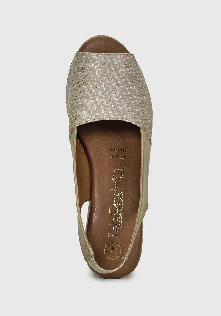 SANDALIA CUERO SUSANNE BEIGE - 8