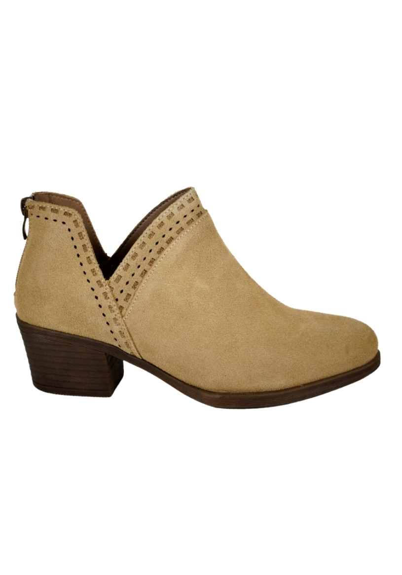 BOTÍN CUERO CAMEL FINTAN - 1