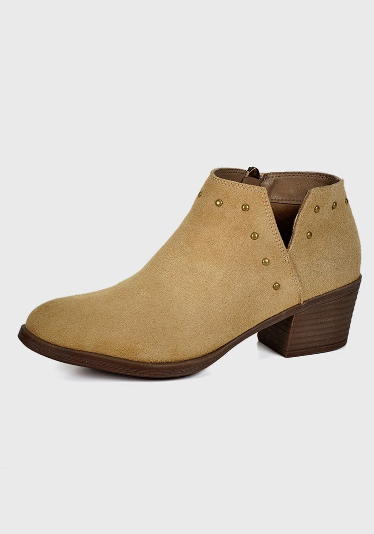 BOTÍN CUERO CAMEL KAITH - 2
