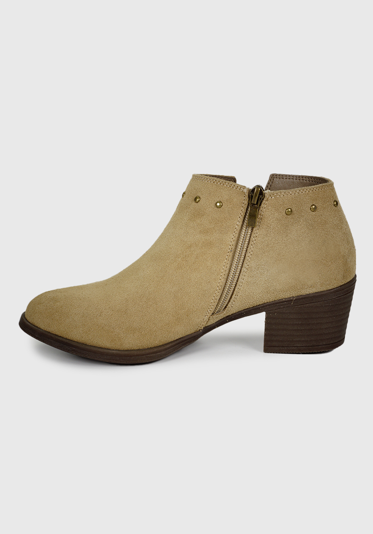 BOTÍN CUERO CAMEL KAITH - 5