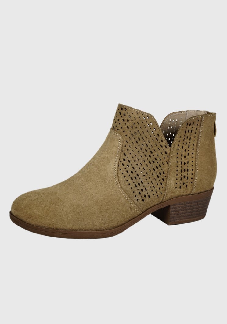 BOTÍN CUERO CAMEL SAMANTA CASUAL - 2