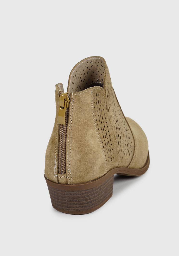BOTÍN CUERO CAMEL SAMANTA CASUAL - 3