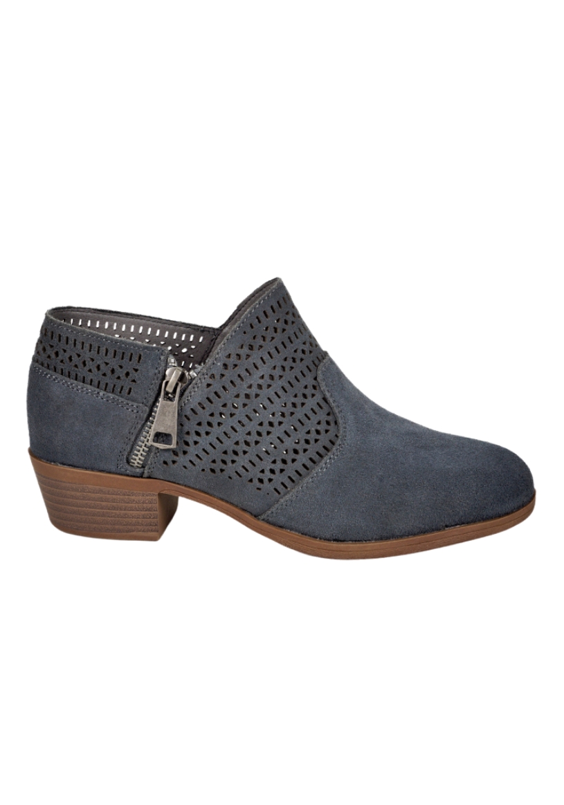 BOTÍN CUERO AZUL AIXA CASUAL - 1