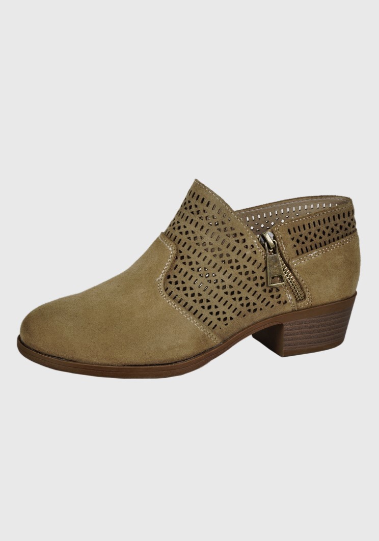 BOTÍN CUERO CAMEL AIXA CASUAL - 2