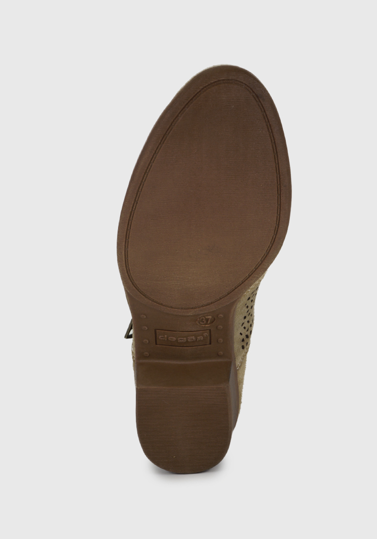 BOTÍN CUERO CAMEL AIXA CASUAL - 5