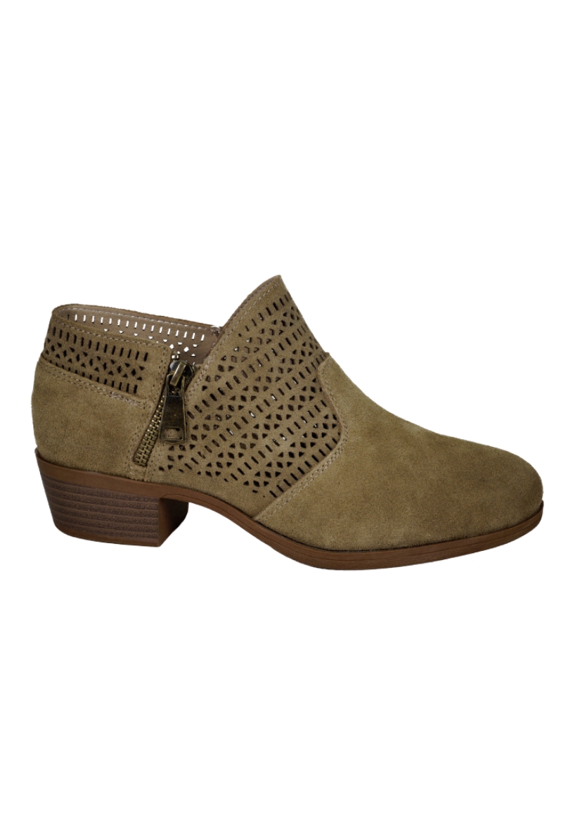BOTÍN CUERO TAUPE AIXA CASUAL - 1