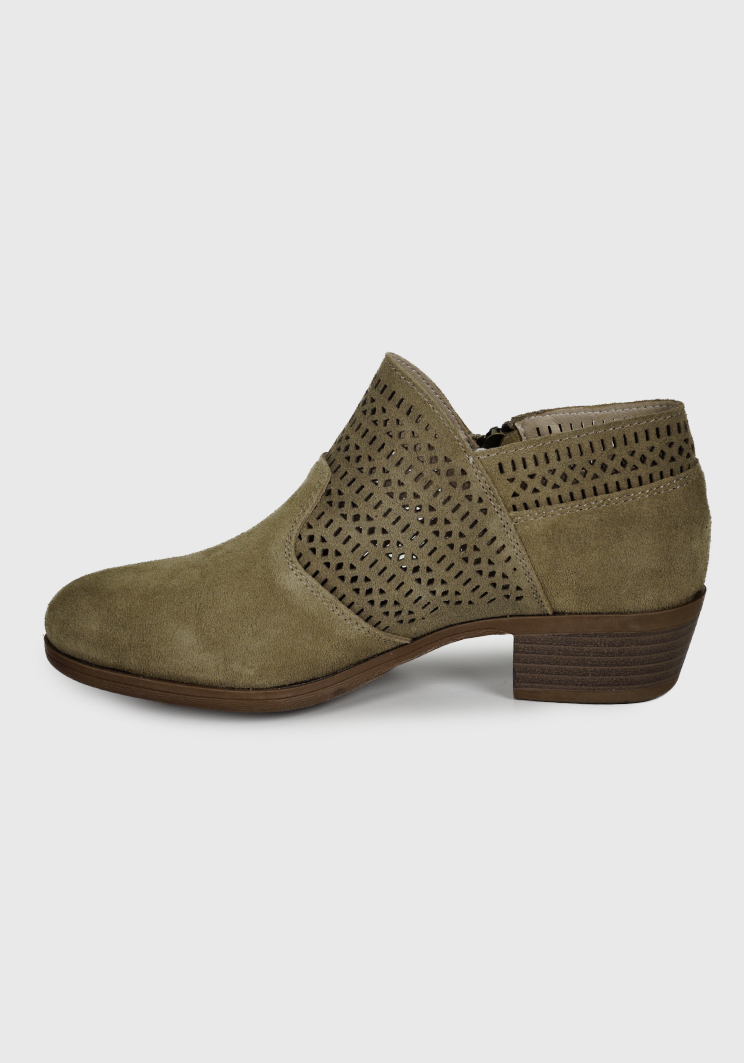 BOTÍN CUERO TAUPE AIXA CASUAL - 4