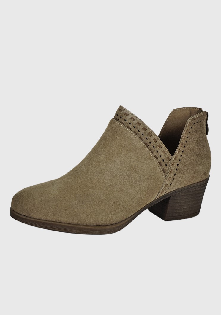 BOTÍN CUERO TAUPE FINTAN - 2