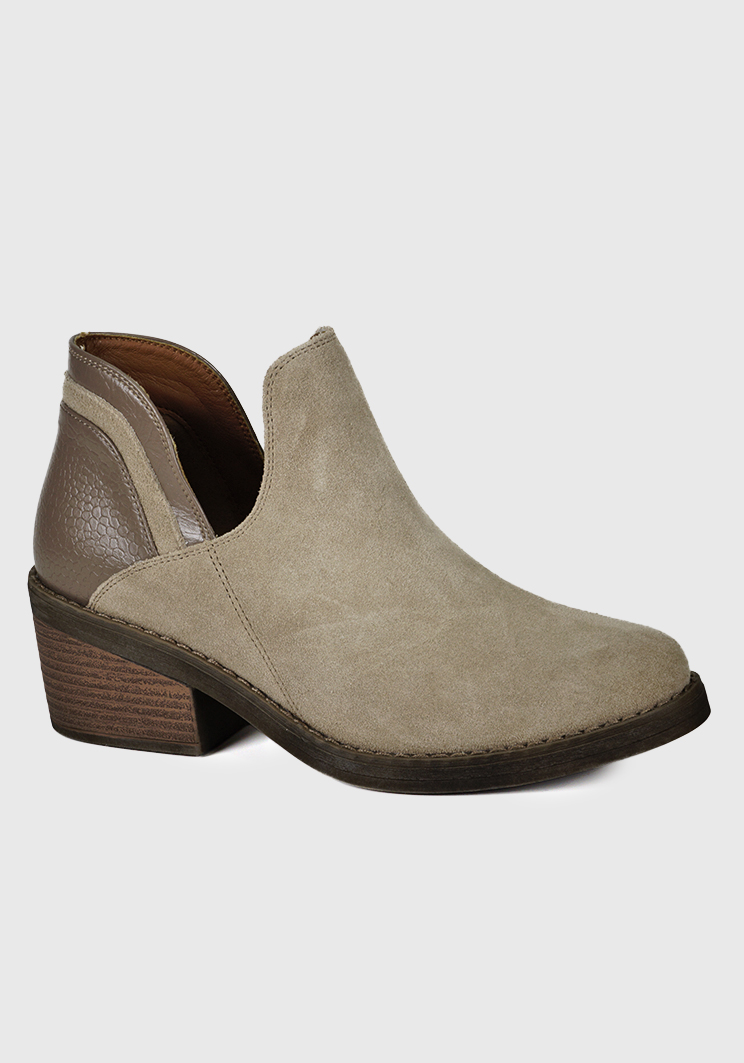 BOTÍN CUERO BEIGE XIANA - 3