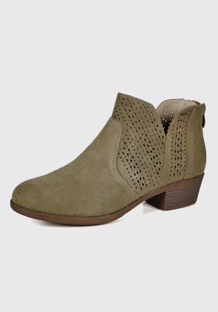 BOTIN CUERO SAMANTA TAUPE - 2