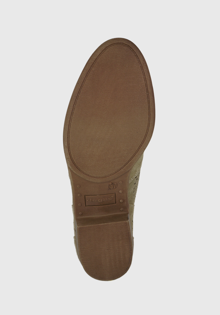 BOTIN CUERO SAMANTA TAUPE - 7