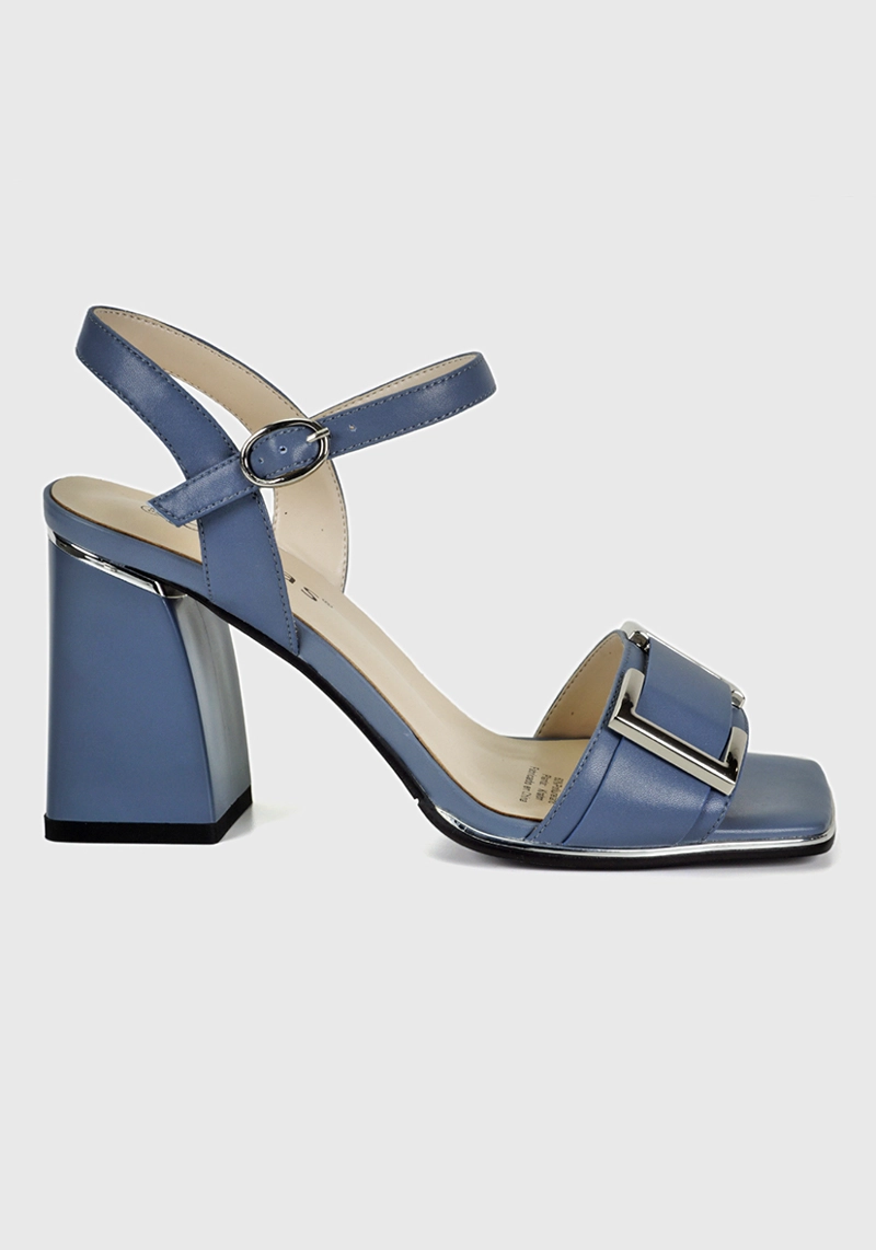 SANDALIAS MUJER DEGAS CUERO AZUL VALERIA CH0453S24BLU - 2
