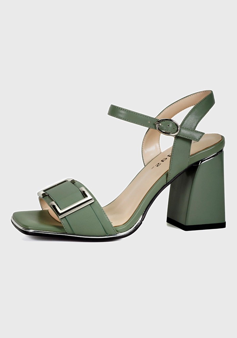 SANDALIAS MUJER DEGAS CUERO VERDE VALERIA CH0453S24GRE - 2