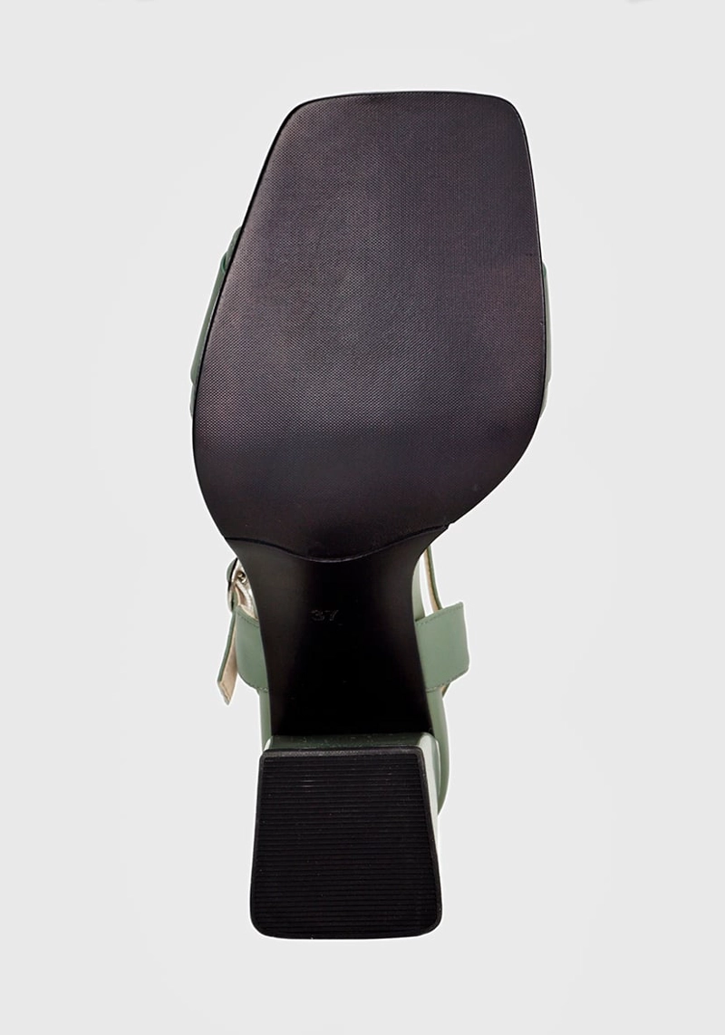 SANDALIAS MUJER DEGAS CUERO VERDE VALERIA CH0453S24GRE - 7