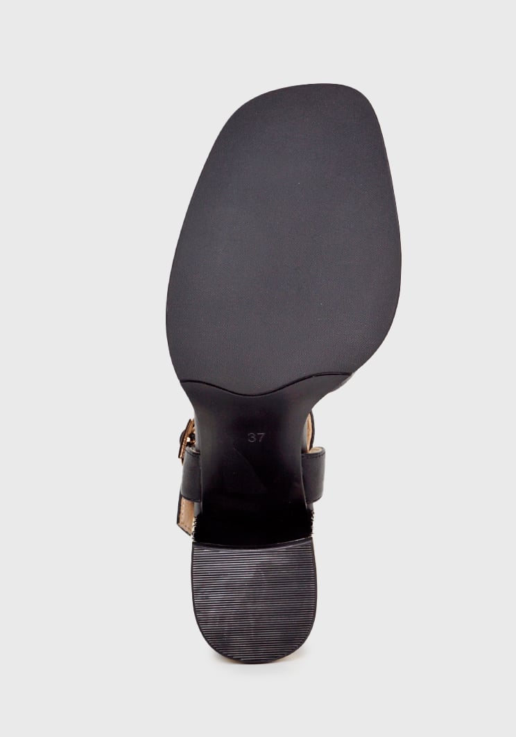 SANDALIAS MUJER DEGAS CUERO NEGRO JAVI CH0302S24BLK - 7