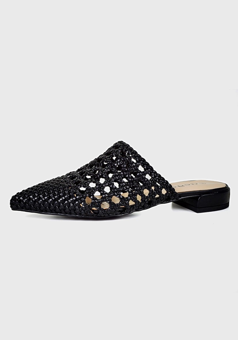 PUNTILLA MUJER DEGAS CUERO NEGRO HOLBOX CH0464S24BLK - 1