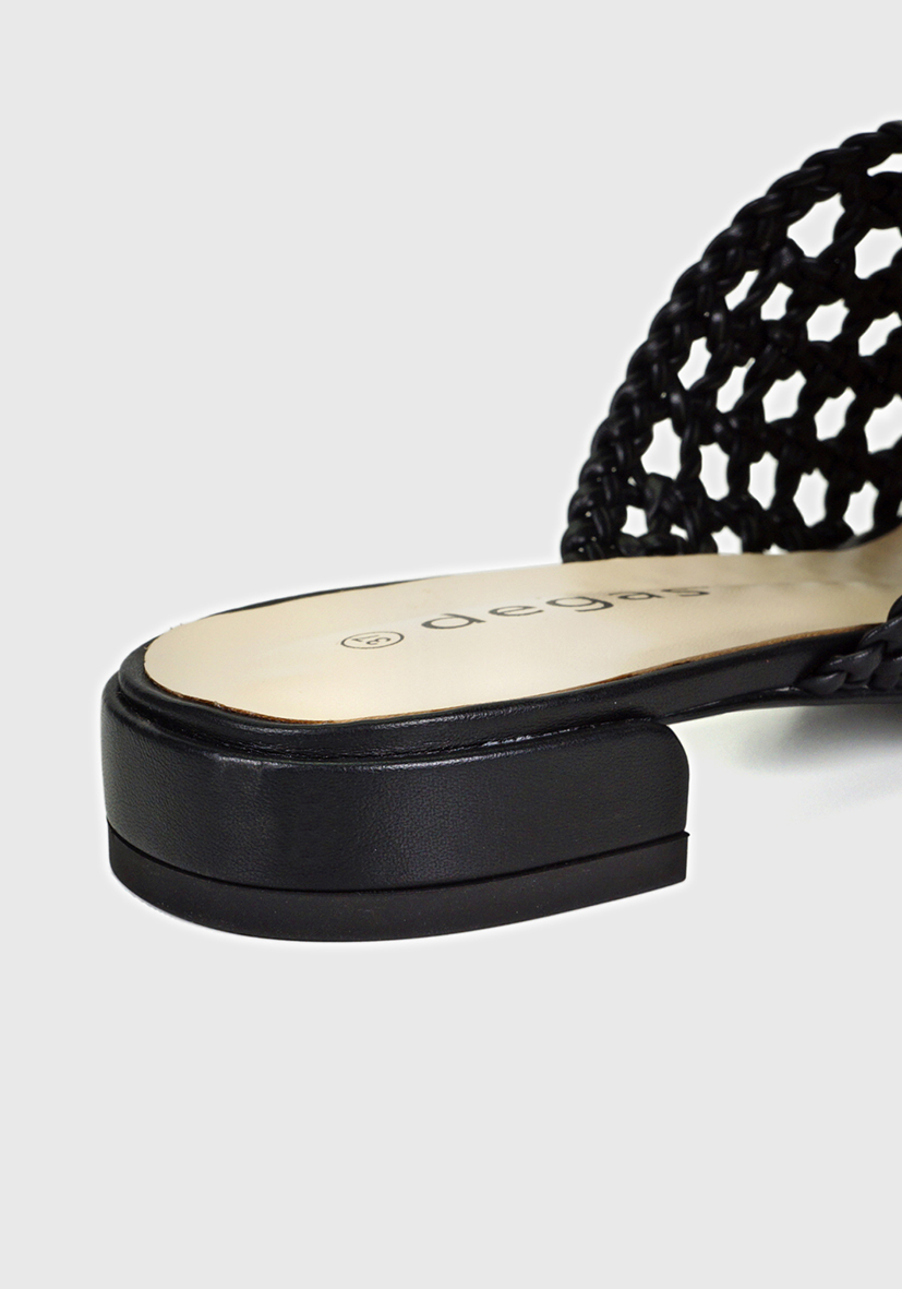 PUNTILLA MUJER DEGAS CUERO NEGRO HOLBOX CH0464S24BLK - 5
