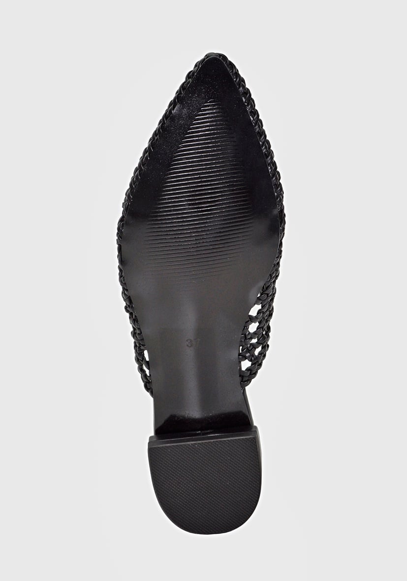 PUNTILLA MUJER DEGAS CUERO NEGRO HOLBOX CH0464S24BLK - 6
