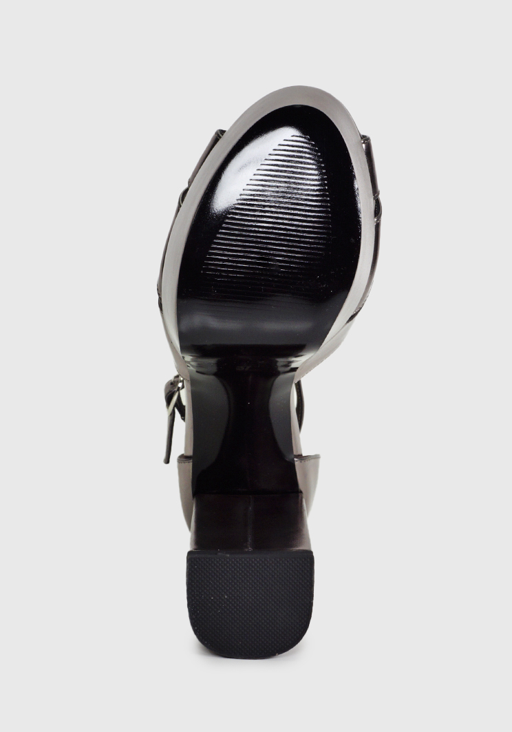 SANDALIAS MUJER EDA MANZINI AMINTA PLATEADO OSCURO CHE267S24PEW - 6