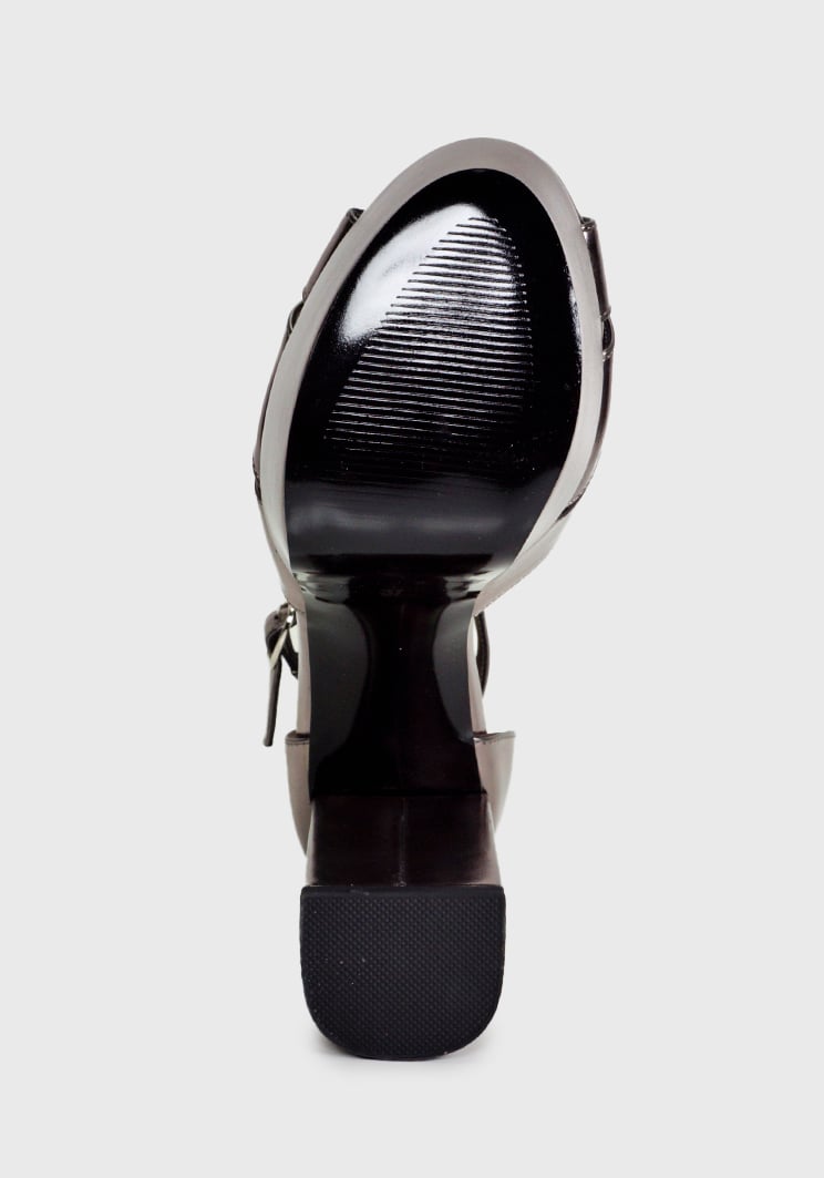 SANDALIAS MUJER EDA MANZINI AMINTA PLATEADO OSCURO CHE267S24PEW - 7