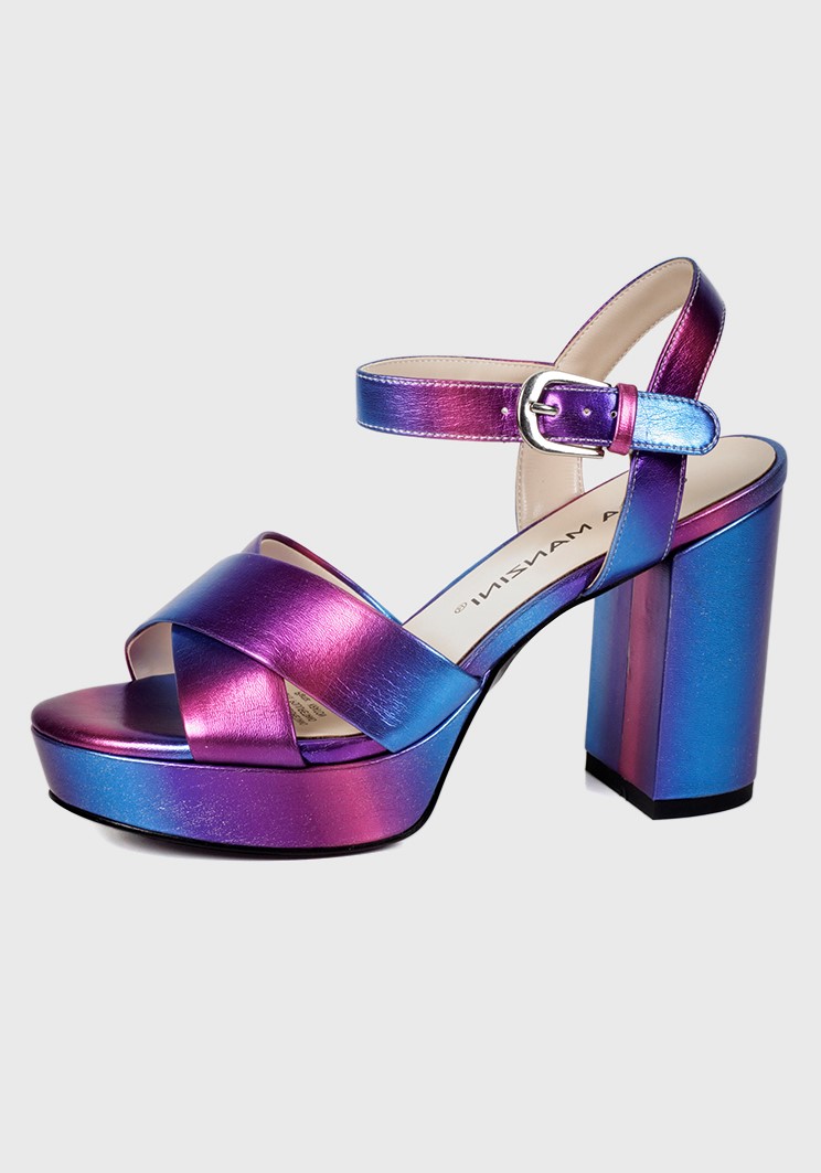 SANDALIAS MUJER EDA MANZINI AZUL ARATXI CHE273S24MBL - 2