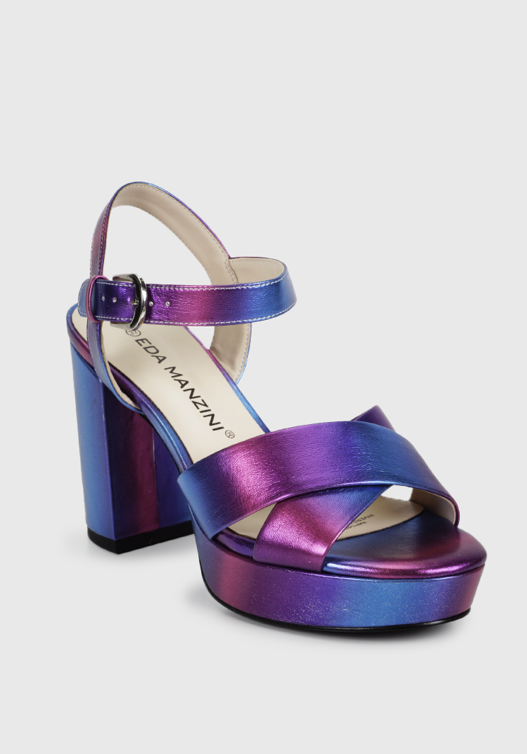 SANDALIAS MUJER EDA MANZINI AZUL ARATXI CHE273S24MBL - 3
