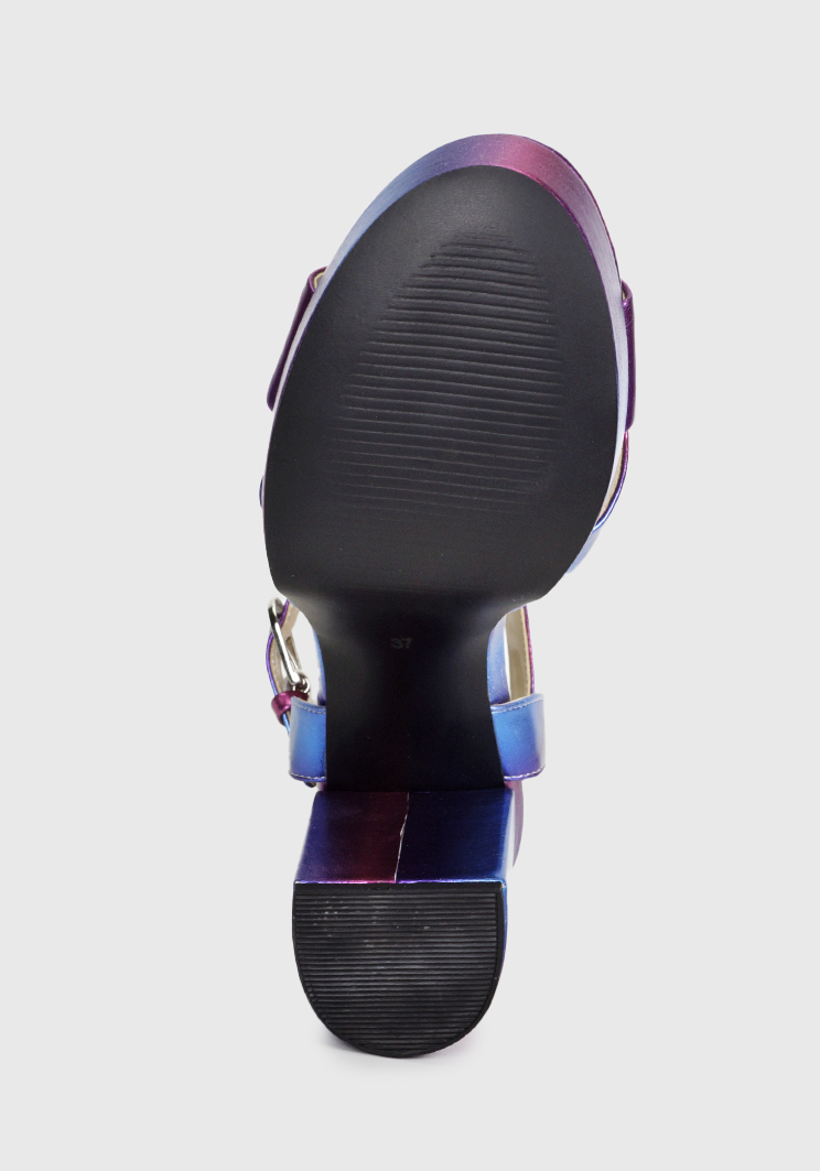 SANDALIAS MUJER EDA MANZINI AZUL ARATXI CHE273S24MBL - 6