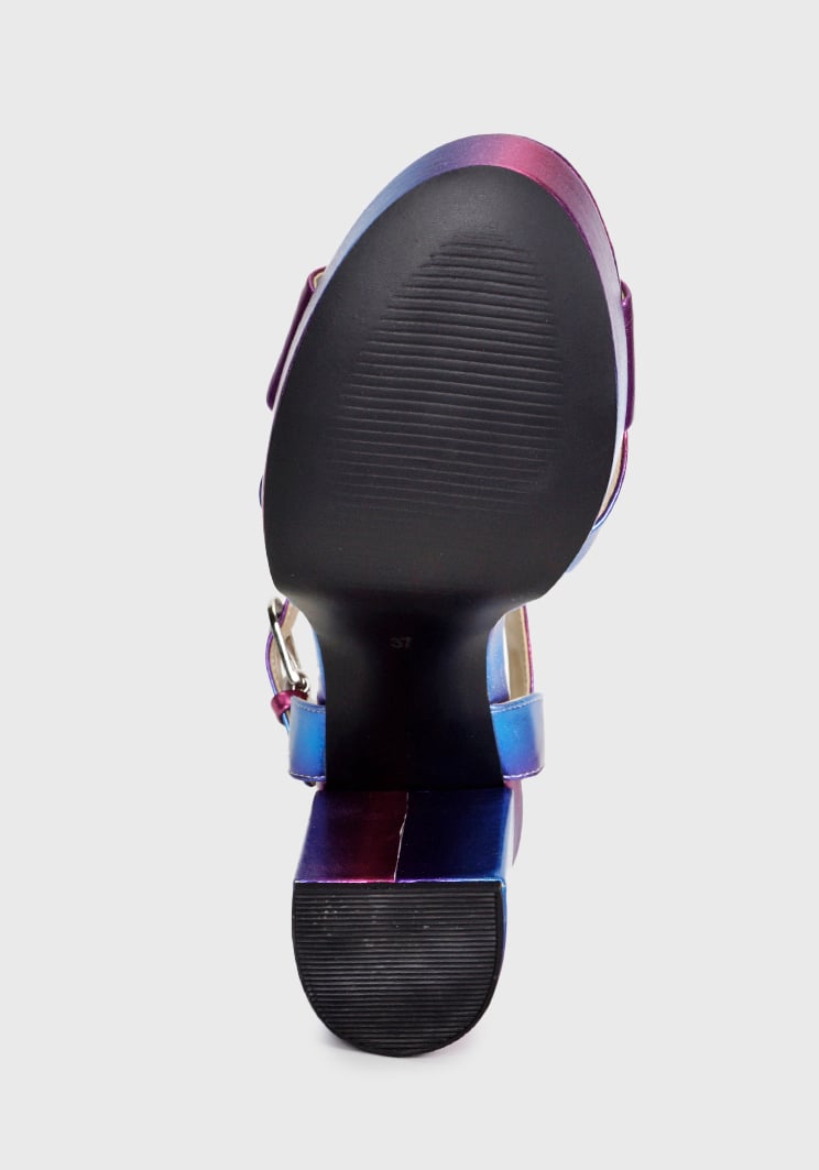SANDALIAS MUJER EDA MANZINI AZUL ARATXI CHE273S24MBL - 7