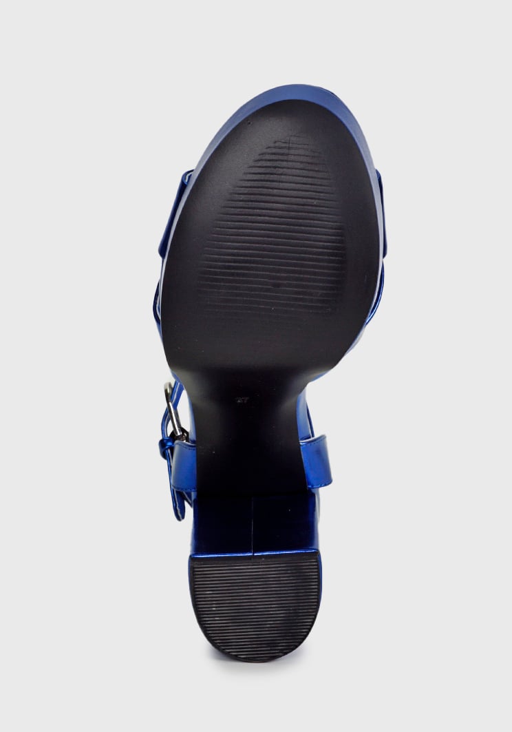 SANDALIAS MUJER EDA MANZINI AZUL ARATXI CHE273S24BLU - 7