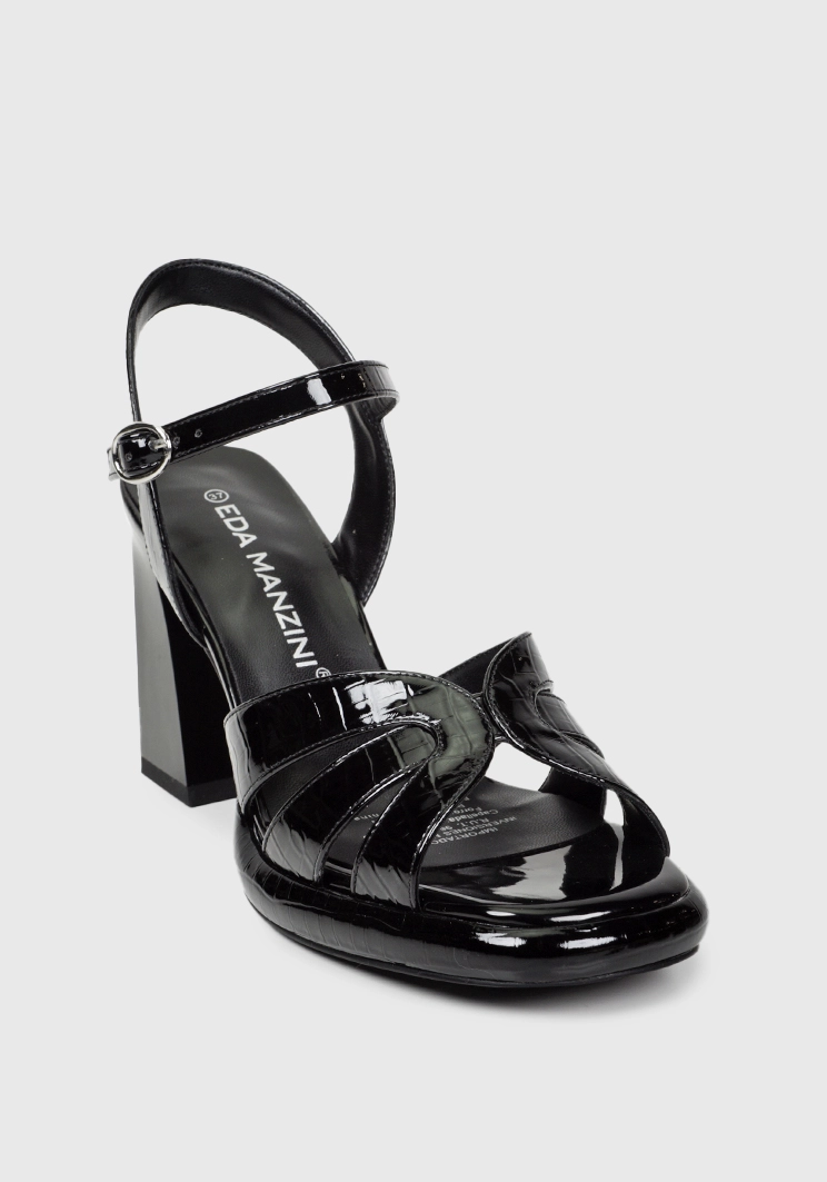 SANDALIAS MUJER EDA MANZINI NEGRO KASTY CHE270S24BKO - 4