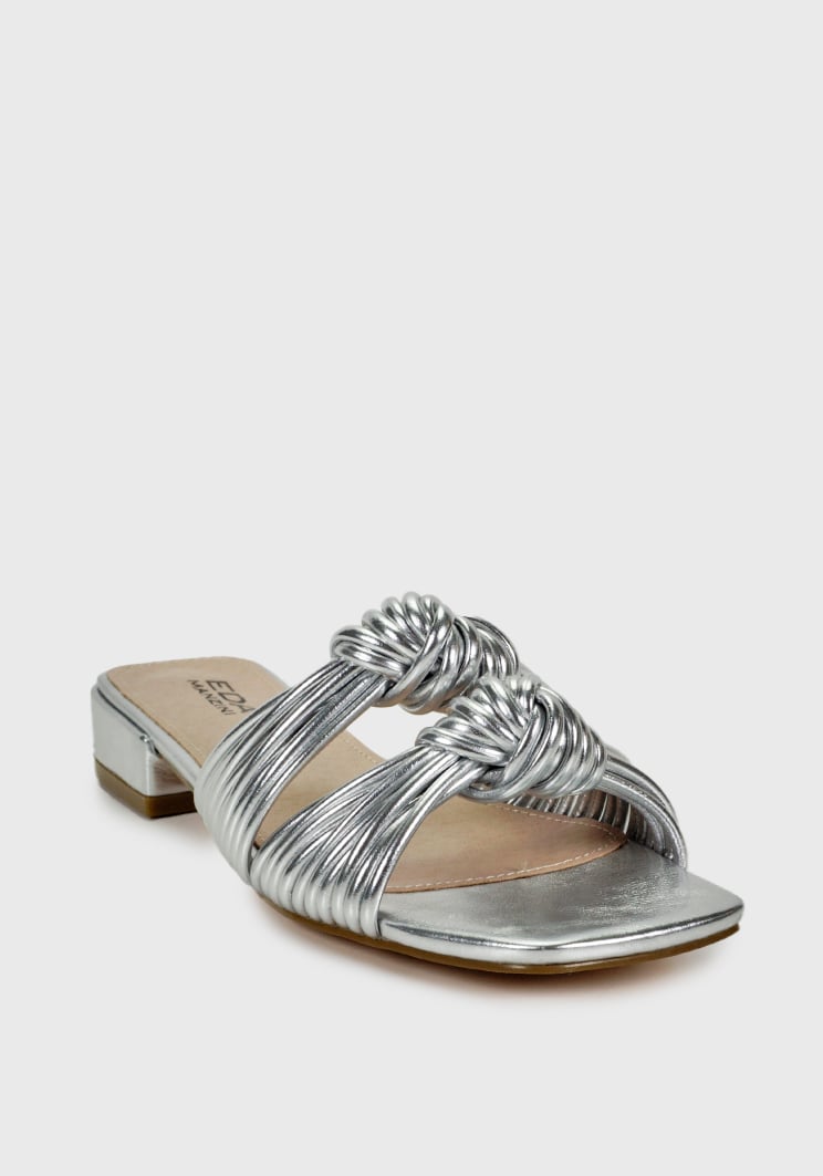 SANDALIAS MUJER EDA MANZINI NADIC PLATEADO DRE127S24SIL - 5