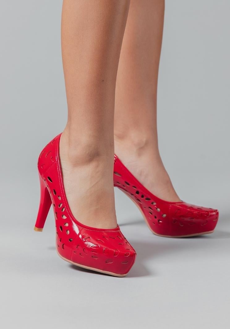 ZAPATO ELSIE ROJO - 1