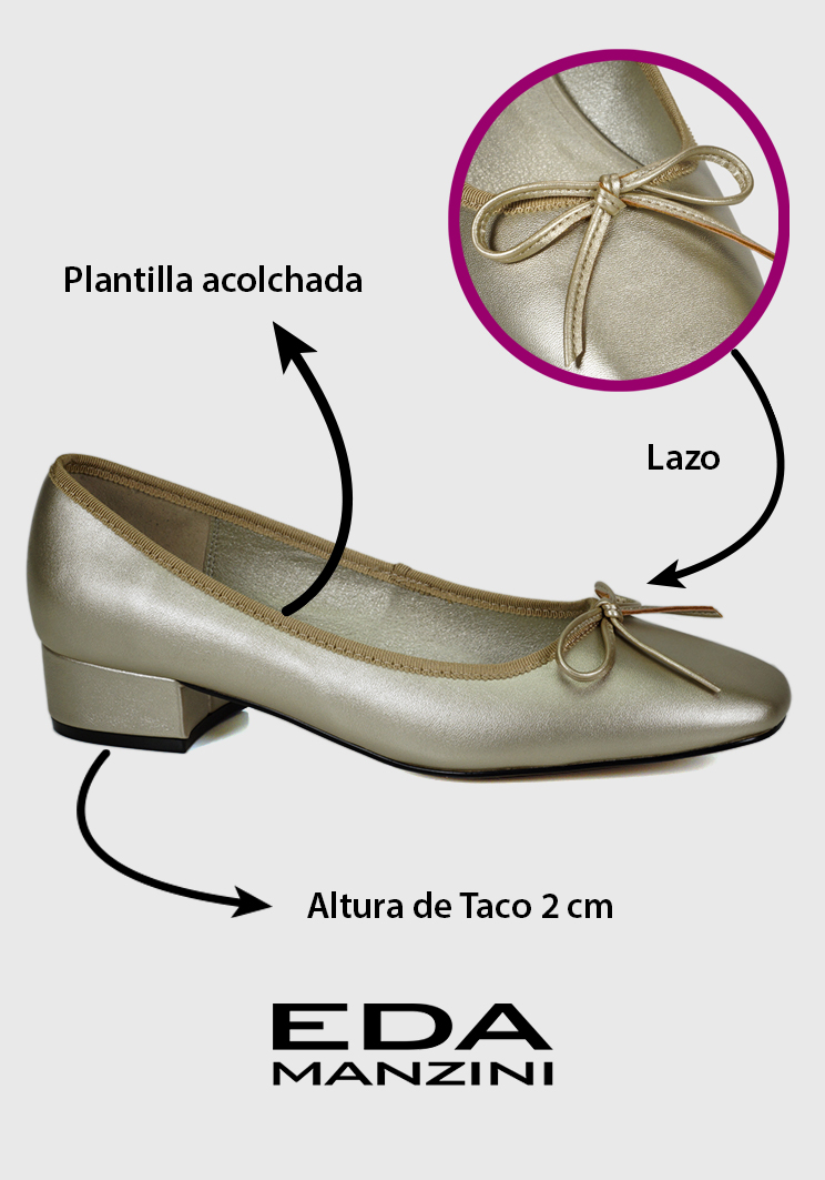 ZAPATO EMELIN DORADO - 4