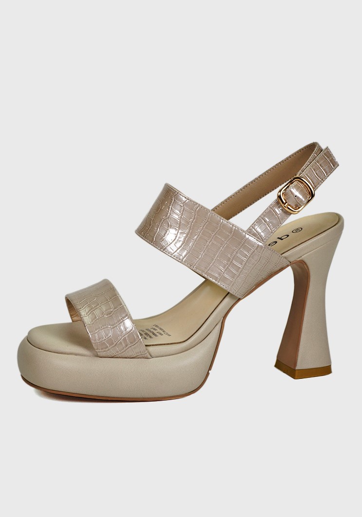SANDALIAS MUJER DEGAS CUERO BEIGE KADER CH0548S24BON - 2