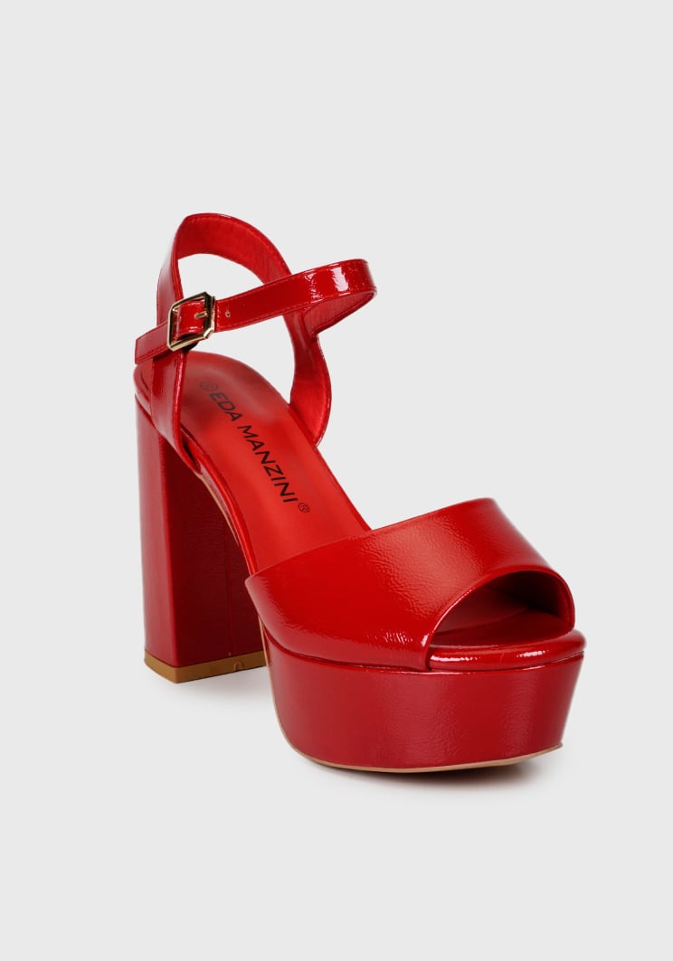 SANDALIAS MUJER EDA MANZINI ROJO GOLDIE CHE631S24REP - 4