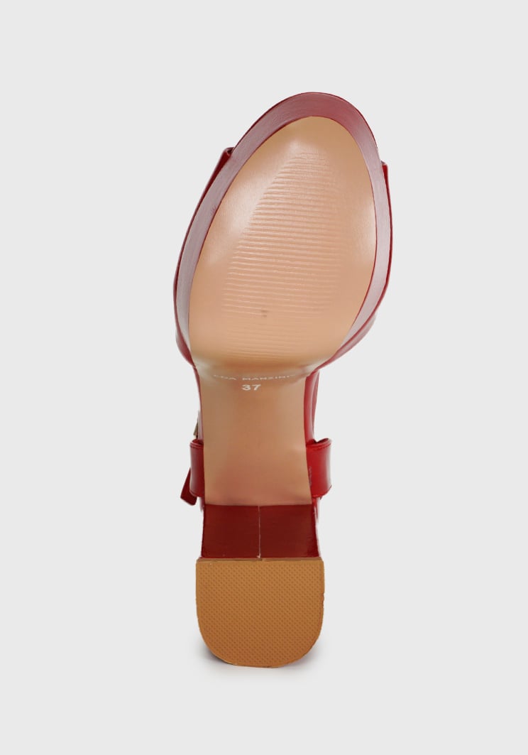SANDALIAS MUJER EDA MANZINI ROJO GOLDIE CHE631S24REP - 7