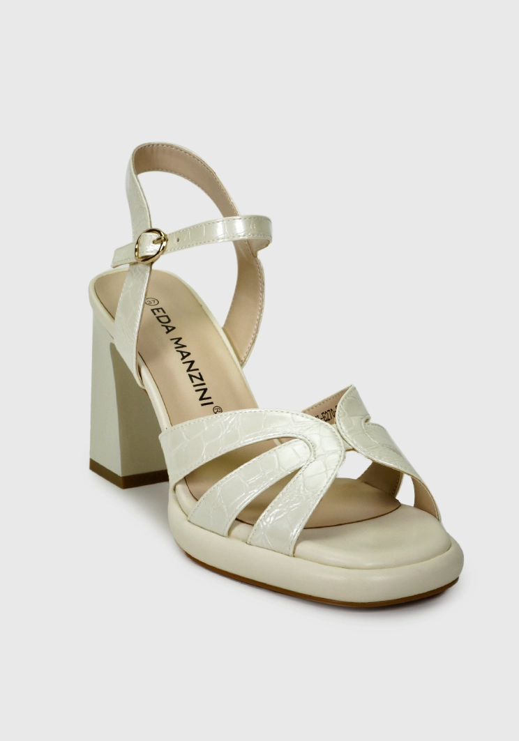 SANDALIAS MUJER EDA MANZINI KASTY PLATEADO CHE270S24PER - 4